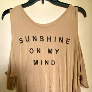 SZ XL Cold Shoulder Apt 9 Top